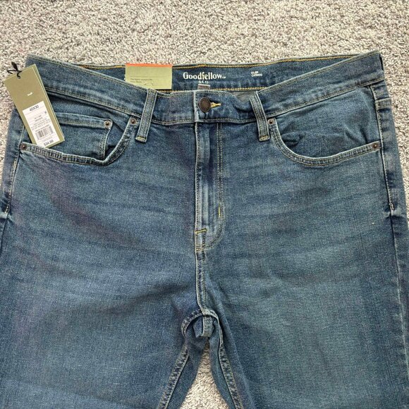 Men's Brand New Light Wash Jeans by Goodfellow & Co Size 40x30 - Picture 4 of 7